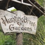 Sign at enrtance to Hunting Brook Gardens.