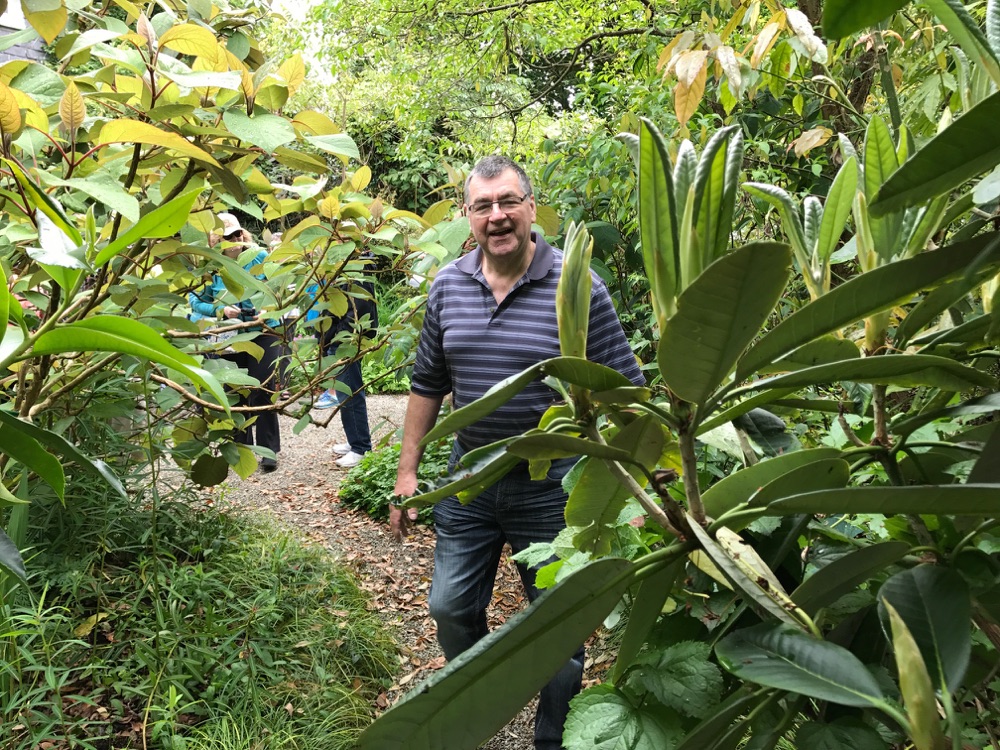 Philip Davey at Crug Farm Plants.