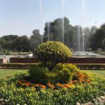 Music garden with dancing fountains is part of the Palace Garden in New Delhi