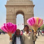 At India Gate in New Delhi