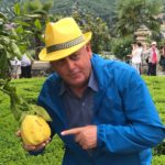 Giant lemon found on the terrace at Isola Bella