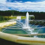 Alnwick Garden cascades.