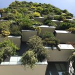 Balconies of the Vertical Forest in Milan