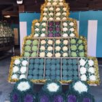 Vegetable display at Meiji