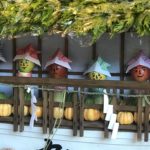 Part of a vegetable harvest display at the Meiji Shrine.