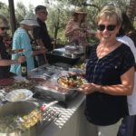 Barb Andrews at the Umbrian lunch