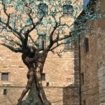Tree of life sculpture at Spello
